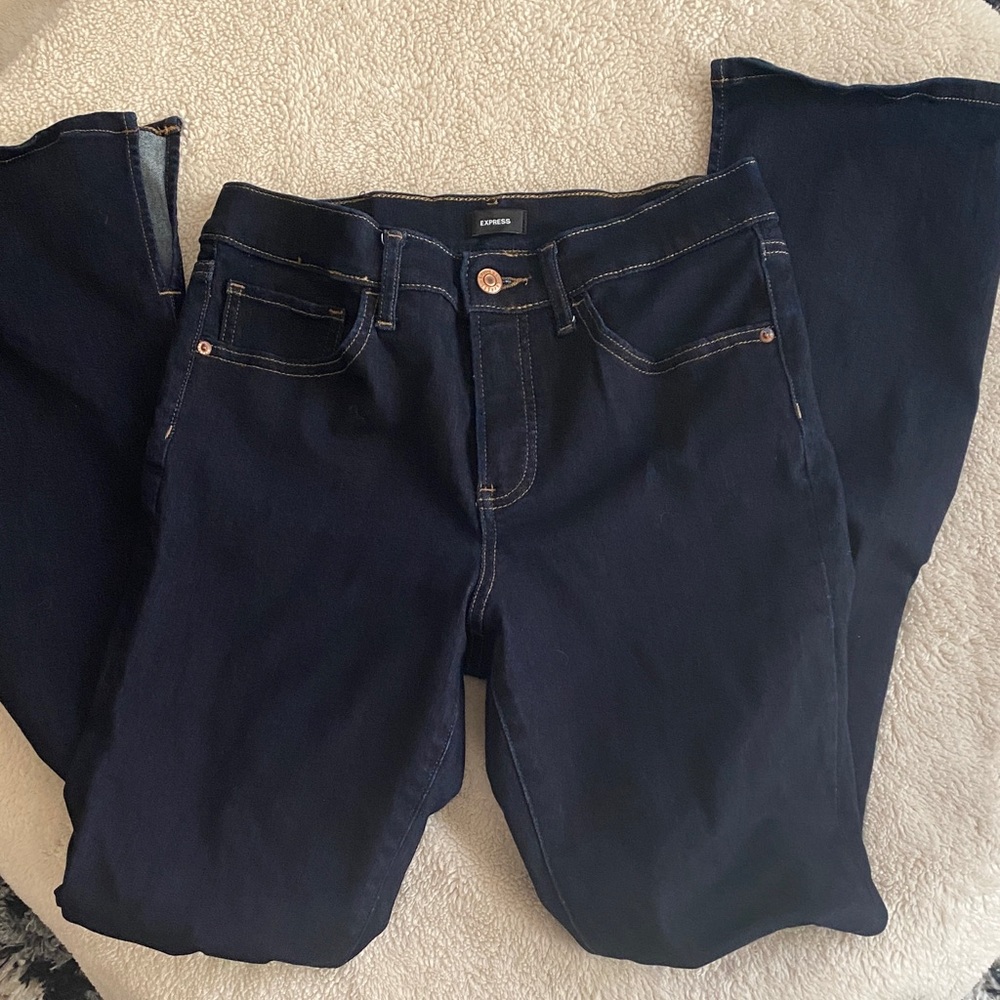 Universal Thread Women's Dark Blue Flare Jeans